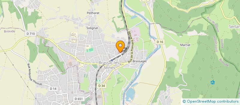 localisation de l'entreprise ETRICKS à BRASSAC-LES-MINES