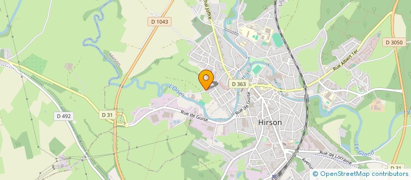 localisation de l'entreprise ETRIER DE SAINTE CATHERINE à HIRSON