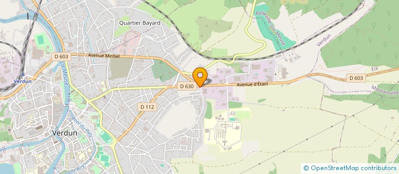 localisation de l'entreprise ETRIER VERDUNOIS SOC HIPPIQUE à VERDUN