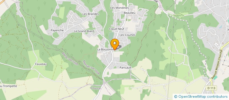 localisation de l'entreprise ETRUSQUES  MARSAC-SUR-L'ISLE