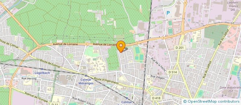 localisation de l'entreprise ETS à COLMAR