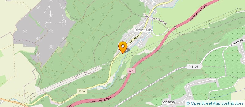 localisation de l'entreprise ETS 57  BRONVAUX