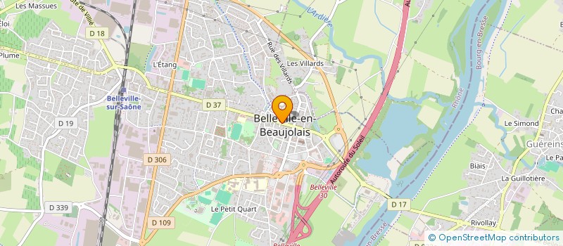 localisation de l'entreprise ETS A DECORET à BELLEVILLE-EN-BEAUJOLAIS