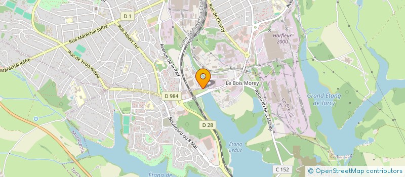 localisation de l'entreprise ETS A LABILLE SARL  LE CREUSOT