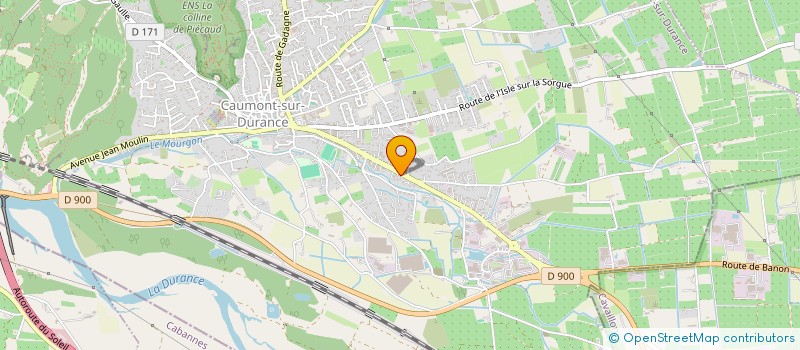 localisation de l'entreprise ETS A.SILVY ET FILS à CAUMONT-SUR-DURANCE