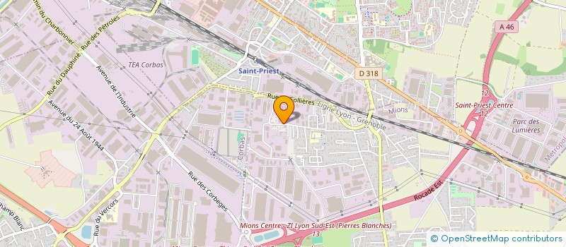 localisation de l'entreprise ETS ACHARD CENTRALE EMBALLAGES  MIONS