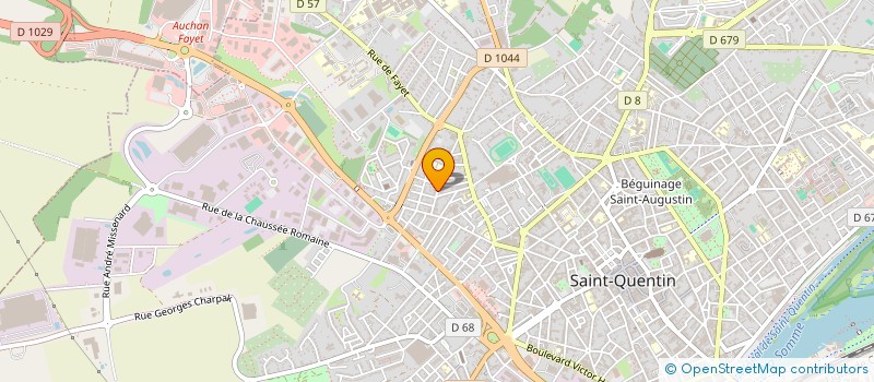 localisation de l'entreprise ETS ALAIN ALLOT à SAINT QUENTIN