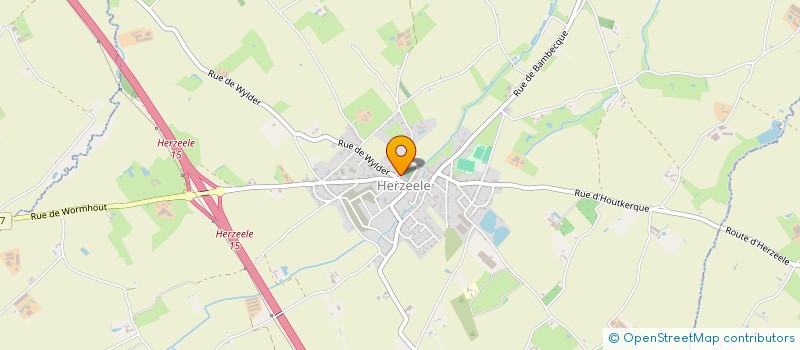 localisation de l'entreprise ETS ALAIN DECAT  HERZEELE