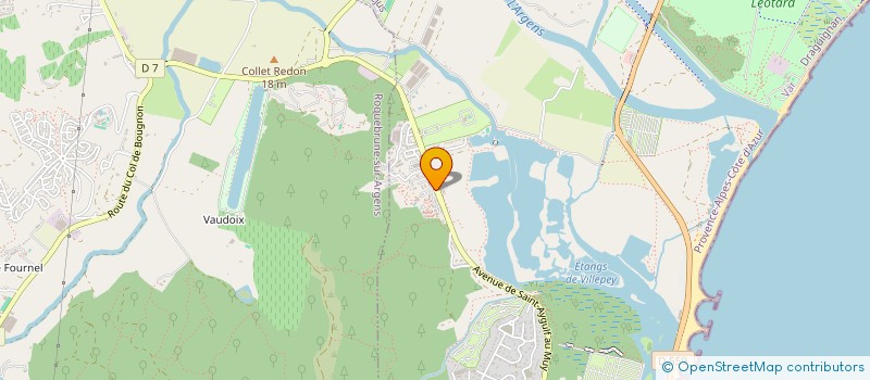 localisation de l'entreprise ETS ALBERICI à FREJUS