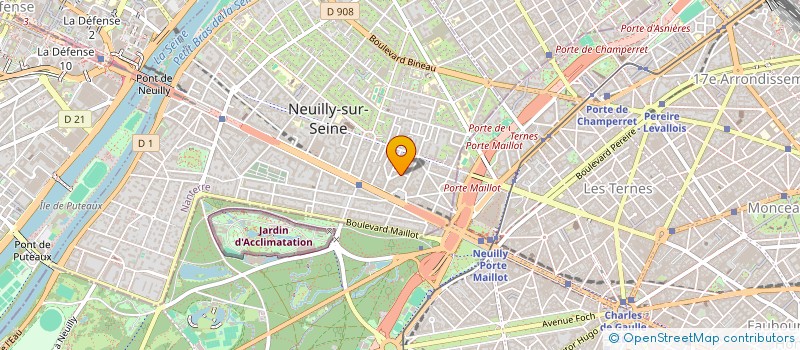 localisation de l'entreprise ETS ALEMBERT à NEUILLY-SUR-SEINE