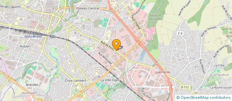 localisation de l'entreprise ETS ALLOUIS à SAINT-BRIEUC