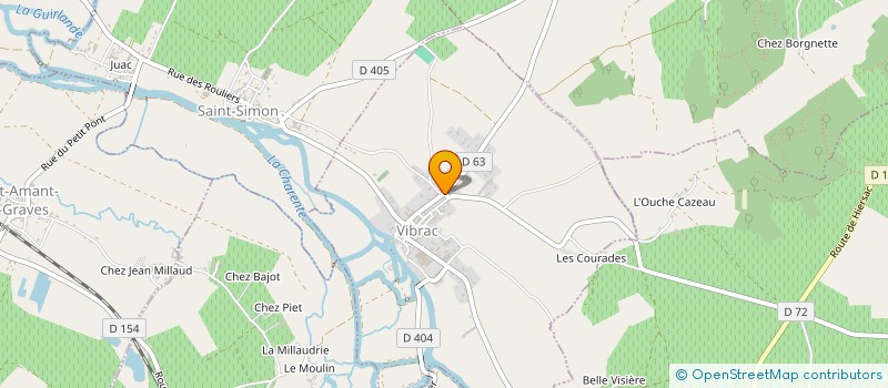 localisation de l'entreprise ETS ANDRE à VIBRAC