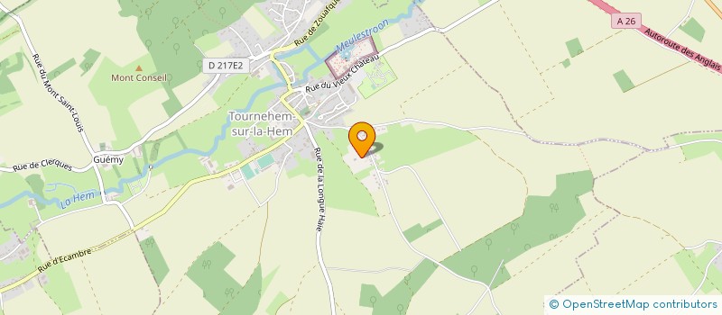 localisation de l'entreprise ETS ANDRE DELBENDE SARL à TOURNEHEM-SUR-LA-HEM
