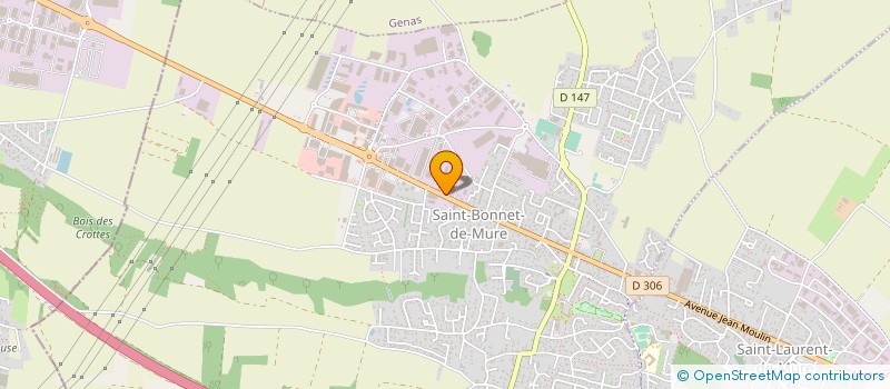 localisation de l'entreprise ETS ARMANET  SAINT-LAURENT-DE-MURE