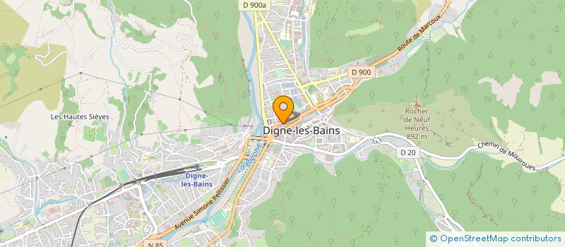 localisation de l'entreprise ETS ARNAUD ROBERT à DIGNE-LES-BAINS