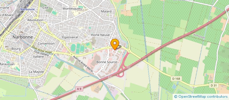 localisation de l'entreprise ETS AS NARBONNE à NARBONNE