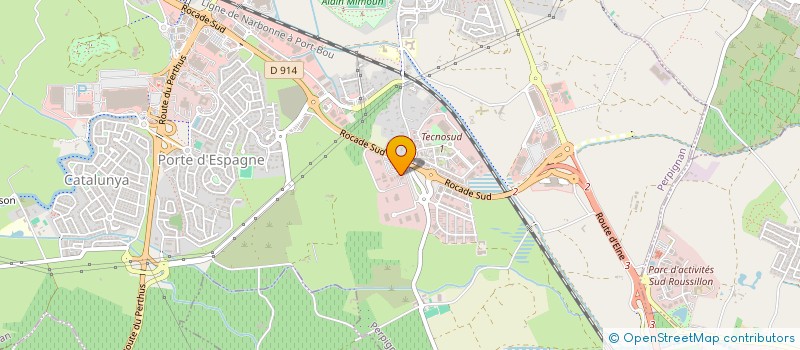 localisation de l'entreprise ETS ASTRUC  PERPIGNAN