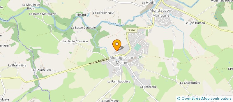 localisation de l'entreprise ETS AUDOUIN à SEVREMOINE