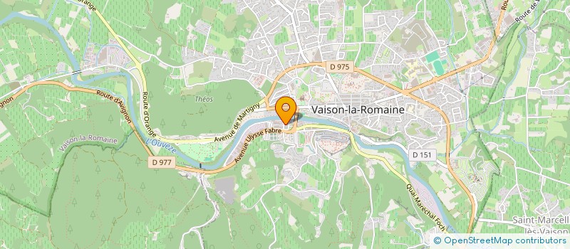 localisation de l'entreprise ETS AUGIER ET FILS à VAISON-LA-ROMAINE