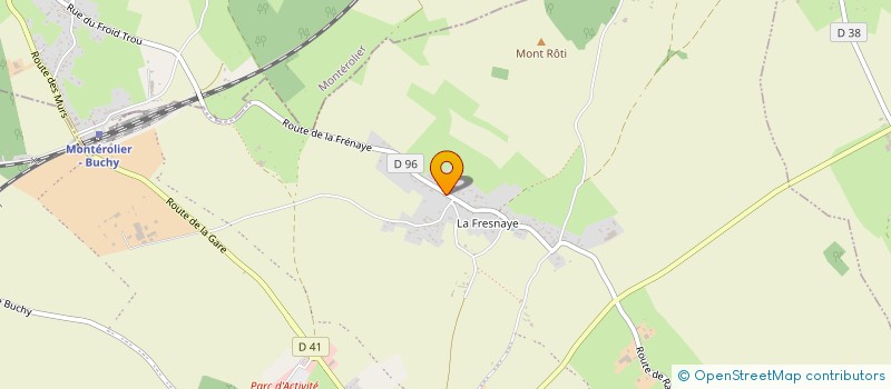 localisation de l'entreprise ETS AURELIEN TERNON  BUCHY