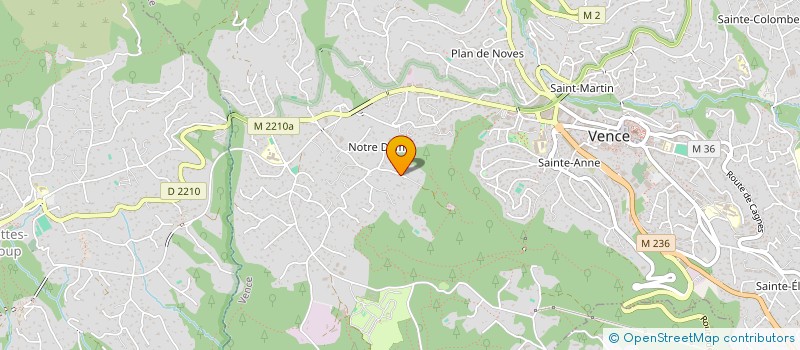 localisation de l'entreprise ETS AUTIERO à VENCE