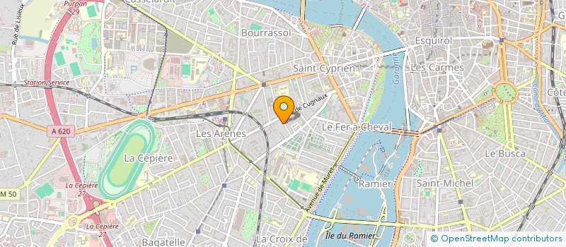 localisation de l'entreprise ETS B G à TOULOUSE