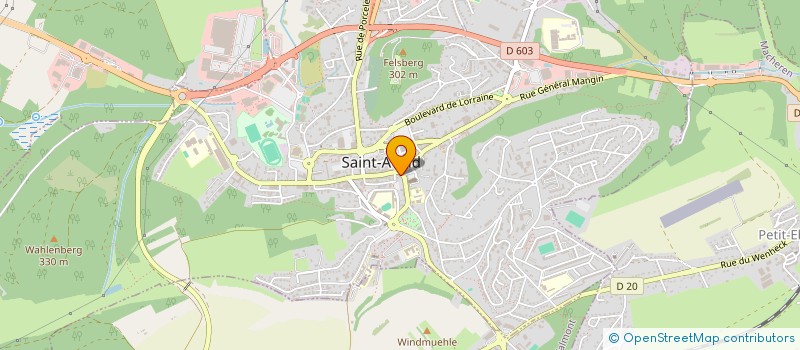 localisation de l'entreprise ETS BACH-DOSDA SARL à SAINT-AVOLD