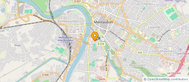 localisation de l'entreprise ETS BADR MERZOUGI à MONTAUBAN