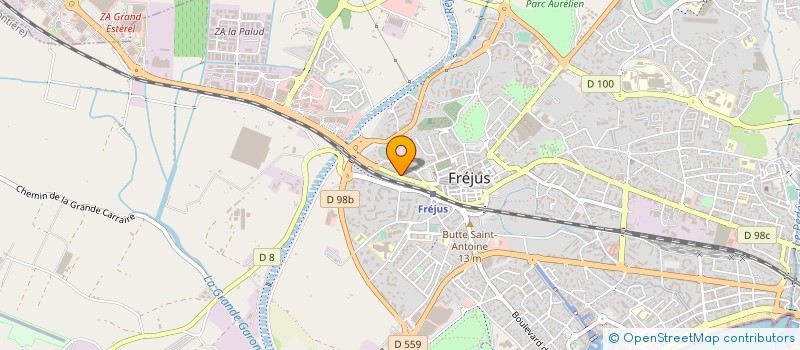 localisation de l'entreprise ETS BAHOUALA PETROLEUM à FREJUS