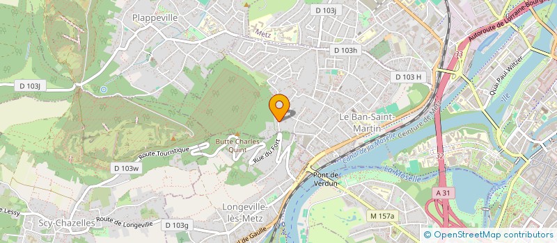localisation de l'entreprise ETS BALTZINGER SARL à LE BAN-SAINT-MARTIN