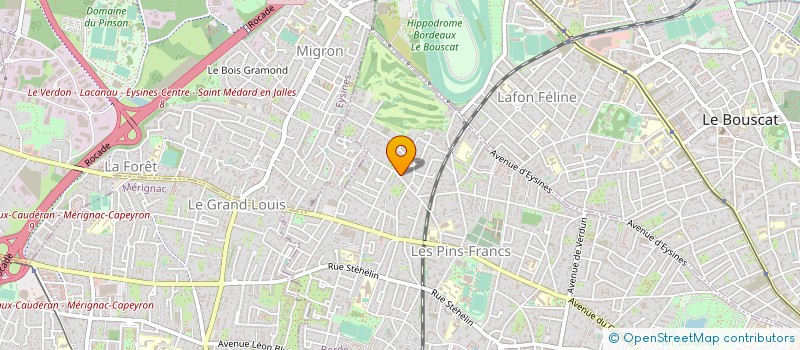 localisation de l'entreprise ETS BAREILLE ET FILS à BORDEAUX