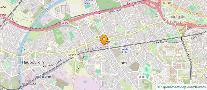 localisation de l'entreprise ETS BARTHAUX  LOOS