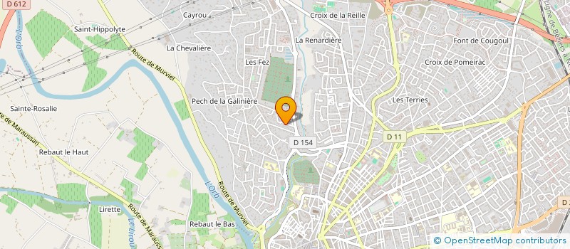 localisation de l'entreprise ETS BARTHEZ à BEZIERS