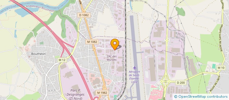 localisation de l'entreprise ETS BAS  ANDREZIEUX-BOUTHEON