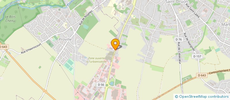 localisation de l'entreprise ETS BASQUIN LEMAIRE  PROVILLE