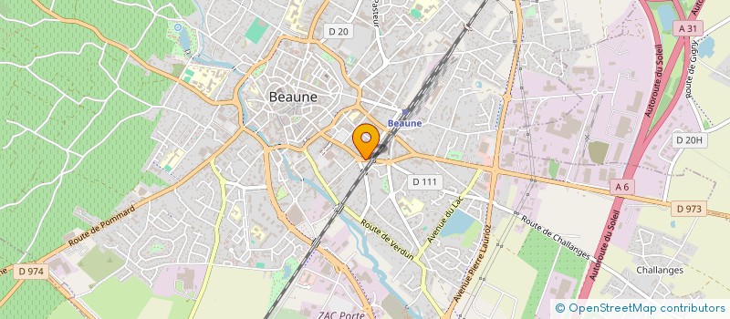 localisation de l'entreprise ETS BASSEN FRERES à BEAUNE