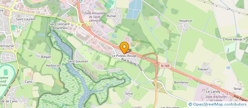 localisation de l'entreprise ETS BATI FRERES  THEIX-NOYALO