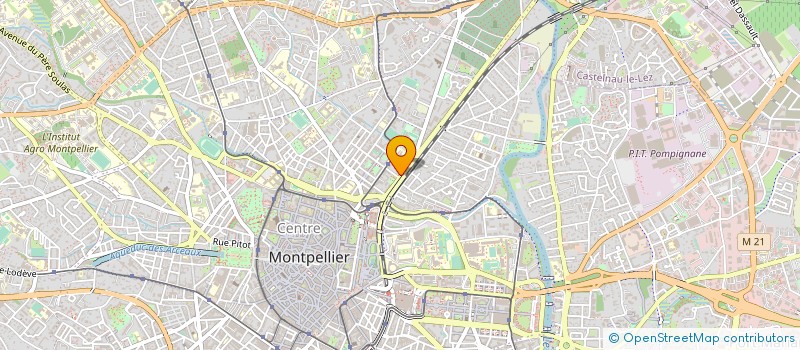 localisation de l'entreprise ETS BAURES-PRODUITS METALLURGIQUES à MONTPELLIER
