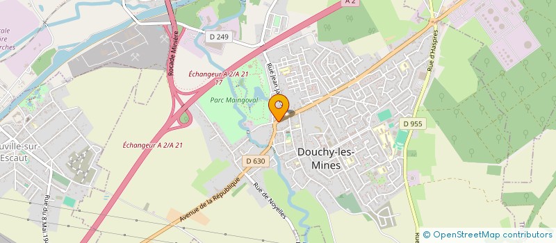localisation de l'entreprise ETS BAVAY VINCART à DOUCHY-LES-MINES