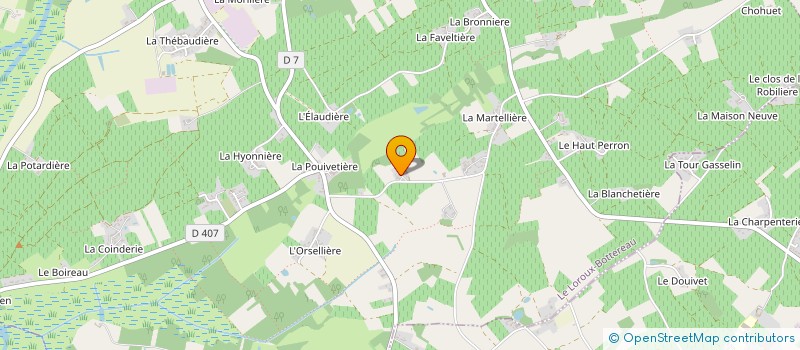 localisation de l'entreprise ETS BCF à LE LOROUX-BOTTEREAU