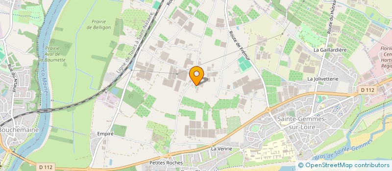 localisation de l'entreprise ETS BEAUJEAN à STE GEMMES SUR LOIRE