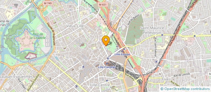 localisation de l'entreprise ETS BELLI à LILLE