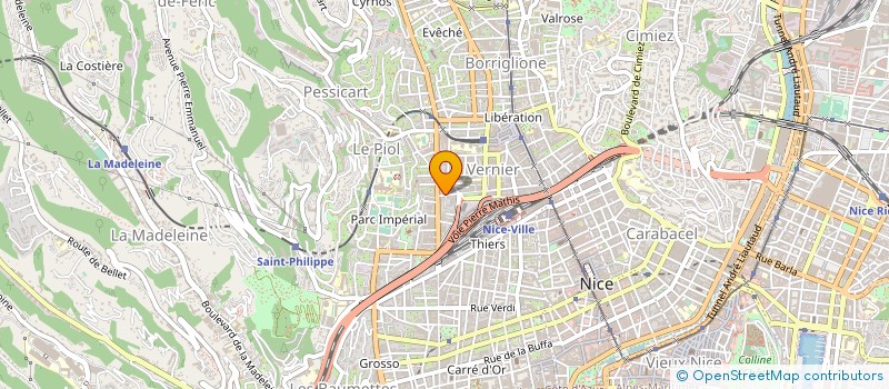 localisation de l'entreprise ETS BENITA à NICE
