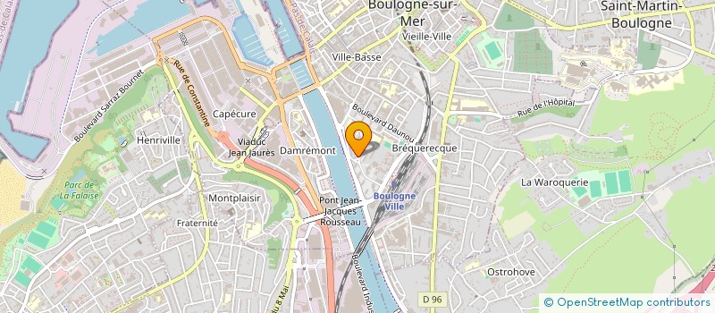 localisation de l'entreprise ETS BERNARD JOEL à BOULOGNE-SUR-MER
