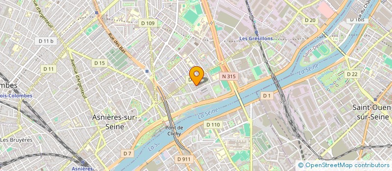 localisation de l'entreprise ETS BERNARD PERE & FILS  ASNIERES-SUR-SEINE