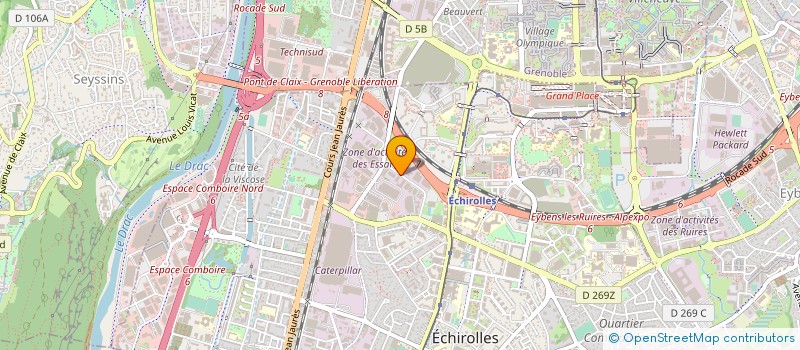 localisation de l'entreprise ETS BERNASCONI à ECHIROLLES