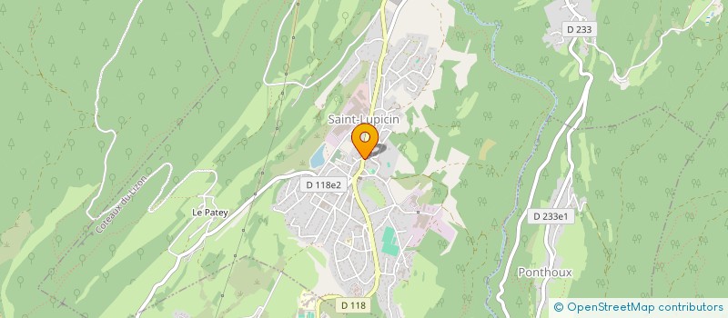 localisation de l'entreprise ETS BERTHOD ET FILS à COTEAUX DU LIZON