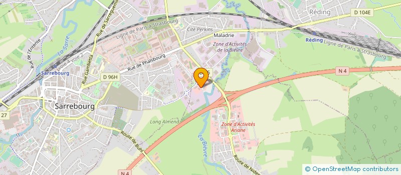 localisation de l'entreprise ETS BIANCHI F à BUHL-LORRAINE