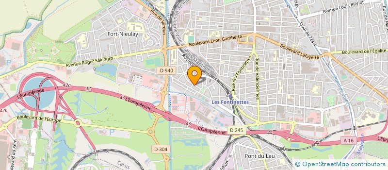 localisation de l'entreprise ETS BIGOT à CALAIS