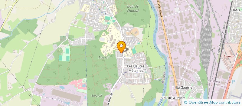 localisation de l'entreprise ETS BIGOT FRERES FLORAMAINE à ALLONNES